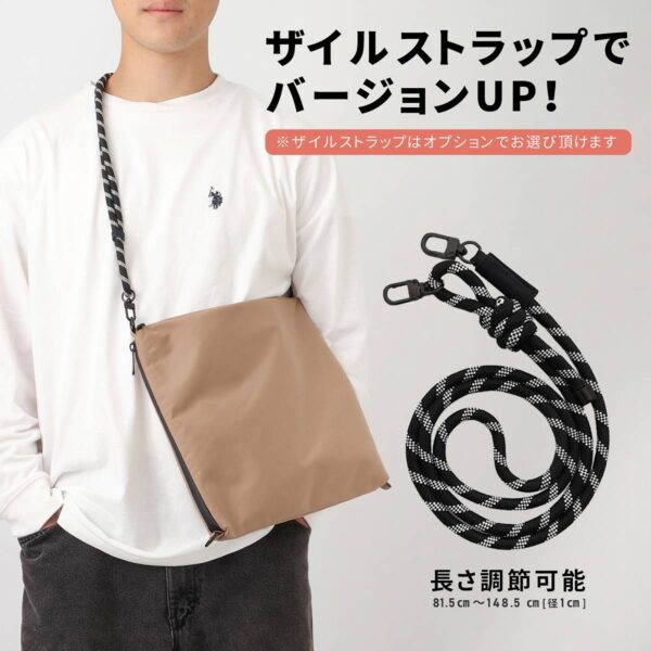 ナイロン サコッシュ ショルダーバッグ - 画像 (8)