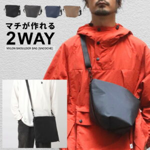 ナイロン サコッシュ ショルダーバッグ